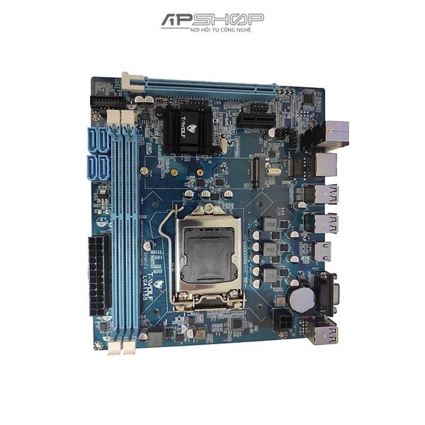 Mainboard máy tính hiệu T-Wolf H61 | Socket LGA1155 | Chính hãng