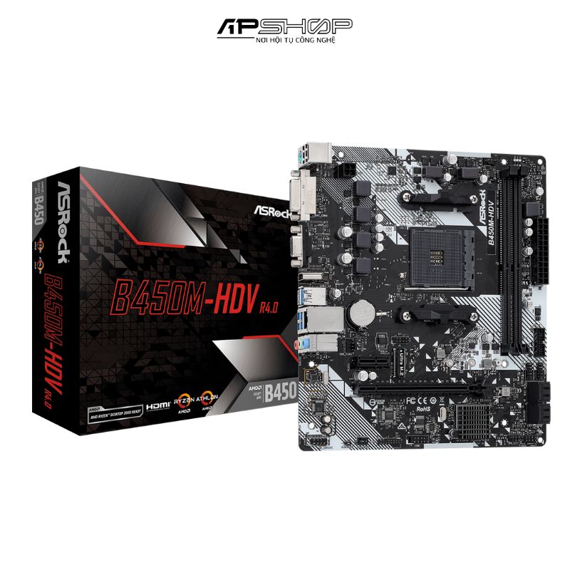 Mainboard Asrock B450M-HDV R4.0