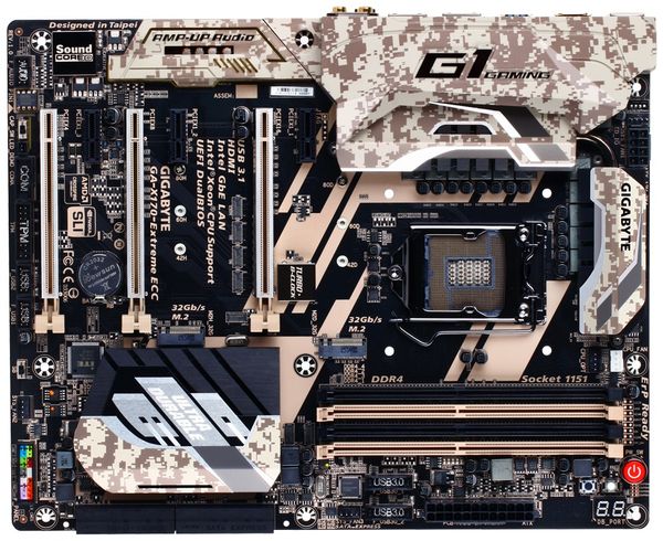 Mainboard Gigabyte X170 EXTREME ECC rev 1.0 C236 - Socket 1151