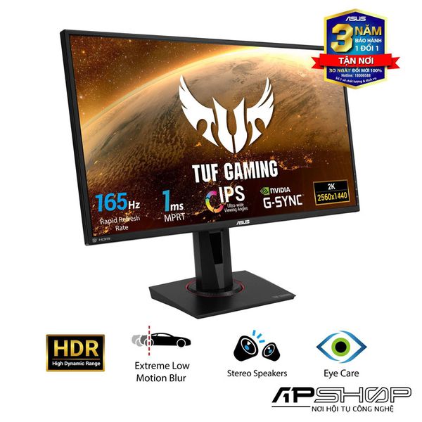 Màn hình Asus TUF VG27AQ  - 165Hz 1Ms 2K