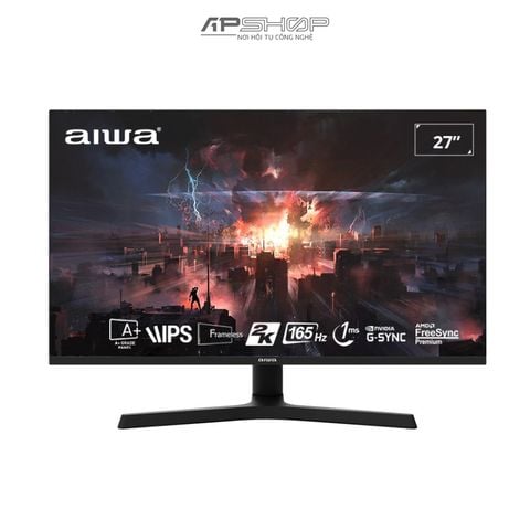 Màn hình chơi Game AIWA MZ270L-Y 27" | 165Hz | IPS 2K 1ms | Chính háng