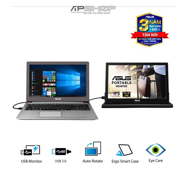 Màn Hình Di Động Asus MB169BR+ 15.6