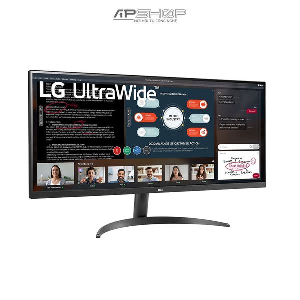 Màn hình LG 34WP500-B 34'' 21.9 UltraWide Full HD IPS sRGB 95% HDR10 | Chính hãng