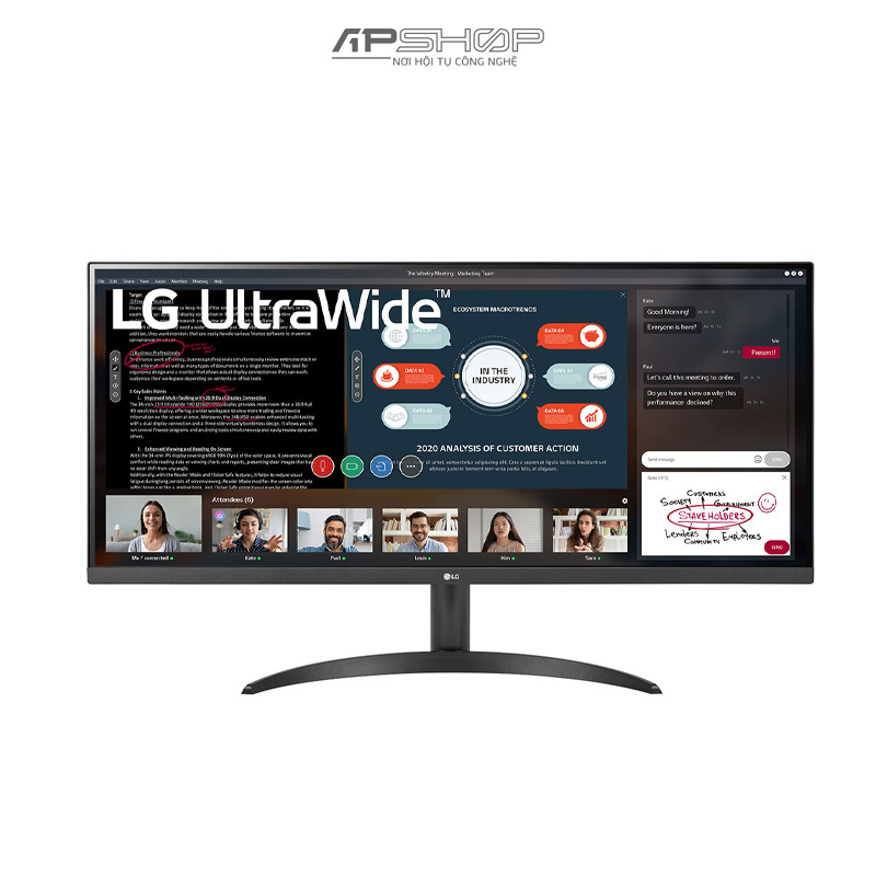 Màn hình LG 34WP500-B 34'' 21.9 UltraWide Full HD IPS sRGB 95% HDR10 | Chính hãng