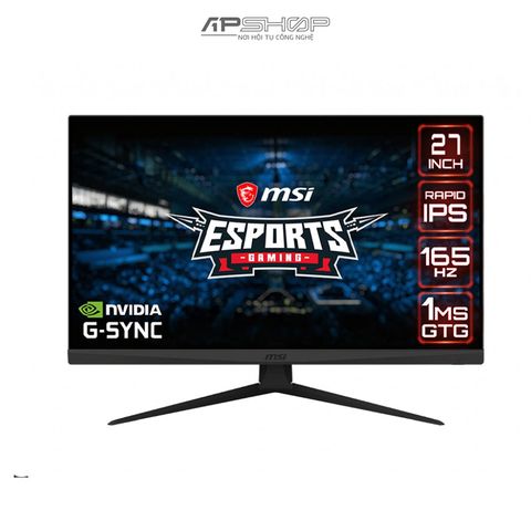 Màn hình MSI Optix G273QF 27" Rapid IPS 2K 165Hz | Chính hãng