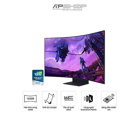 Màn Hình Samsung Odyssey G97NB Ark UHD 165Hz 55 inch cong 1000R | Chính hãng