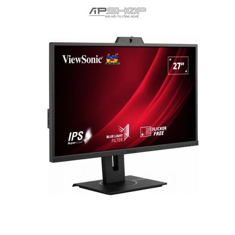 Màn hình Viewsonic VG2740V 27" IPS Full HD 60Hz tích hợp Webcam | Micro | Loa | Chính hãng