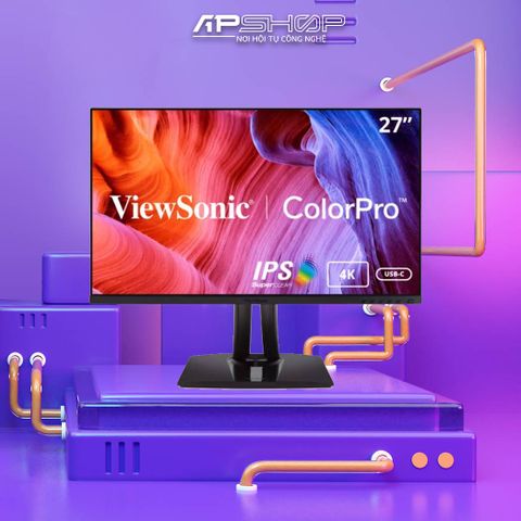 Màn hình Viewsonic VP2756 4K 27" IPS USB C for design
