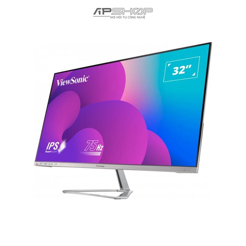 Màn hình Viewsonic VX3276-MHD-3 31.5" IPS Full HD 75Hz | Chính hãng