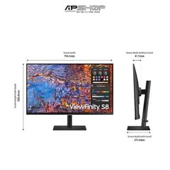 Màn hình Samsung 32 inch ViewFinity S8 S80PB UHD