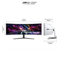 Màn hình Samsung Odyssey Neo G9 G95NC | Cong - 57 inch - VA - DUHD - 240Hz - 1ms