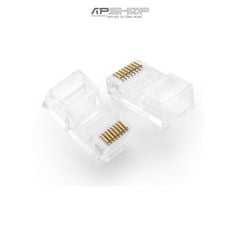 Đầu bấm mạng UGREEN RJ45 Network Connector for UTP Cat 5, Cat 5e 10pcs NW110 | Chính hãng