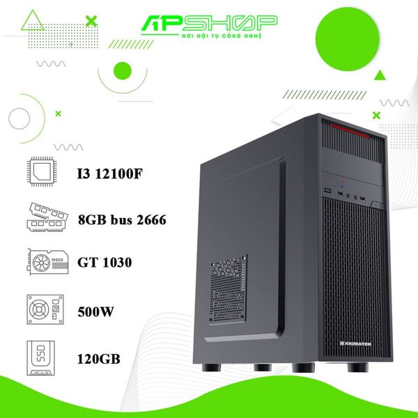 Máy tính APS GT 1030 i3 12100F Gen 12 | Chính hãng