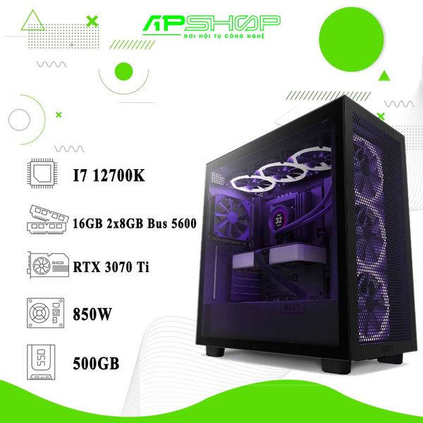 Máy tính APS RTX 3070 Ti i7 12700K Gen 12 DDR5 | Chính hãng