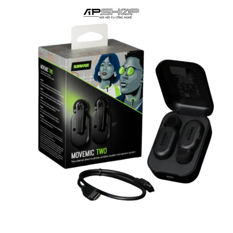 Mic thu âm không dây Shure Movemic Two