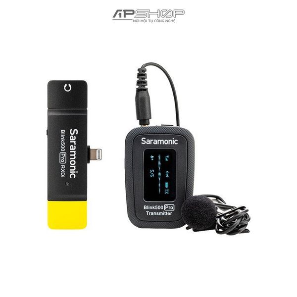 Micro không dây Saramonic Blink500 Pro B3 bán kích hoạt động lên đến 80 mét | Chính hãng