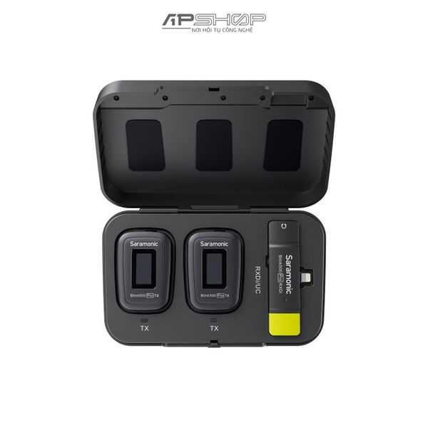 Micro không dây Saramonic Blink500 Pro B4 bán kích hoạt động lên đến 80 mét | Chính hãng