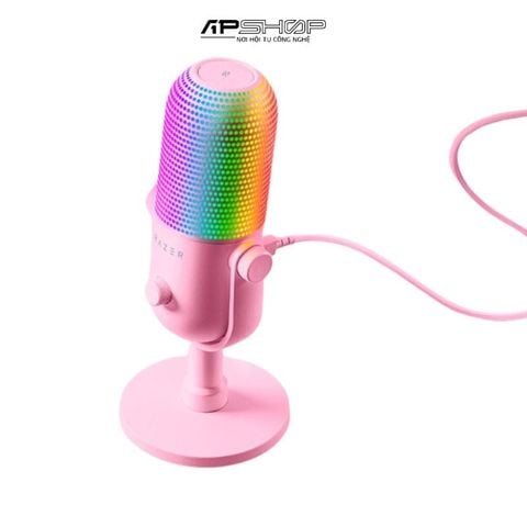 Micro Cho Streamer Hiệu Razer Seiren V3 Chroma Quartz | Chính hãng