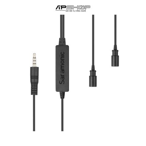 Micro có dây Saramonic LavMicro 2M | Cổng 3.5mm