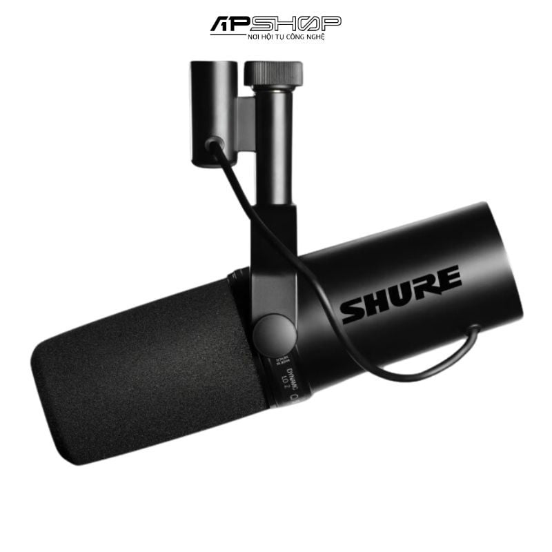 Micro thu âm dynamic vocal tích hợp preamp Shure SM7DB