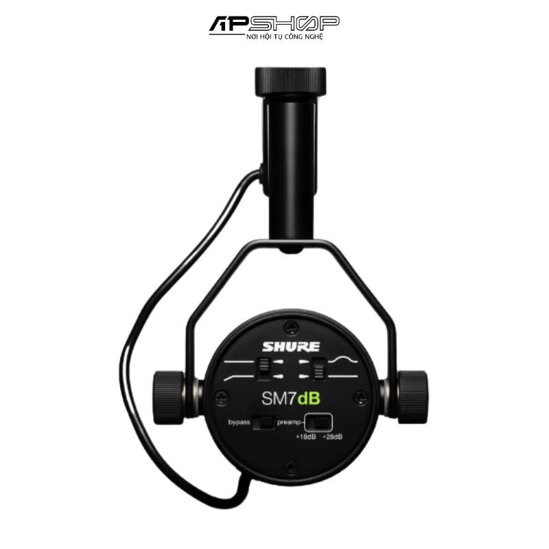Micro thu âm dynamic vocal tích hợp preamp Shure SM7DB
