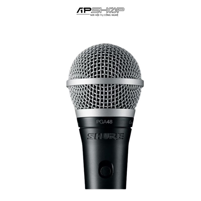 Micro thu âm vocal dynamic cardioid Shure PGA48 kèm dây XLR - XLR