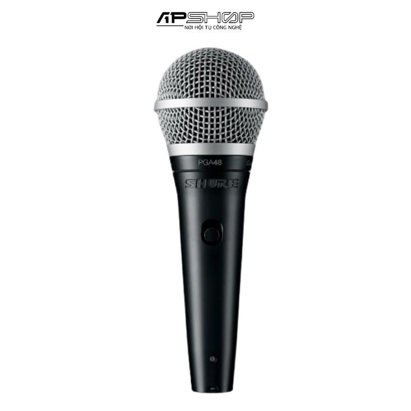 Micro thu âm vocal dynamic cardioid Shure PGA48 kèm dây XLR - XLR