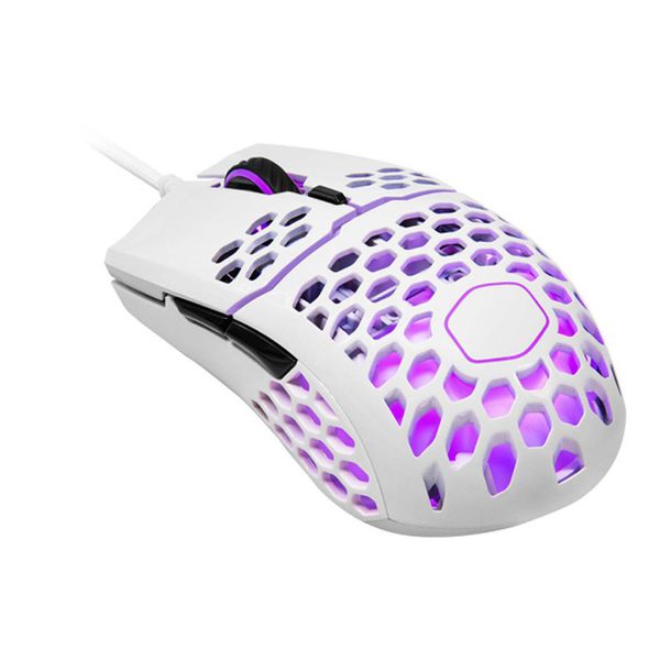 Chuột Cooler Master MM711 RGB - White Glossy