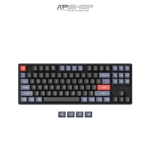Bàn phím Keychron K8 Pro RGB Nhôm Aluminum Frame B Hotswap Bluetooth 5.1 | Chính hãng
