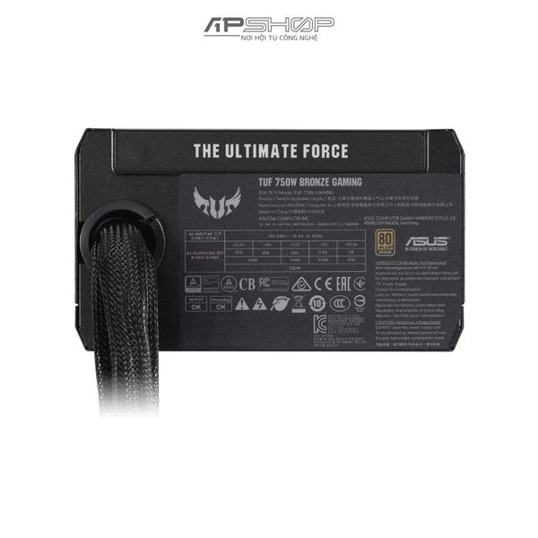 Nguồn ASUS TUF Gaming 750W Bronze | Chính hãng