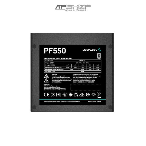 Nguồn DeepCool PF550 | Chính hãng