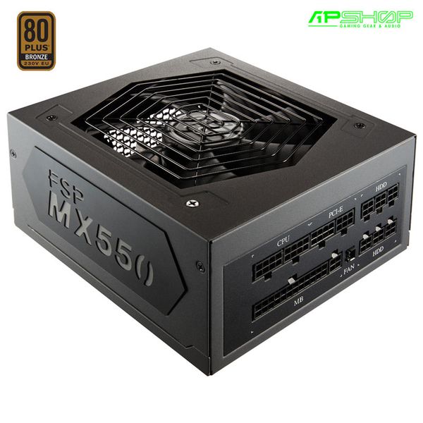 Nguồn FSP Hydro MX 550W - Full Modular - 80 Plus Bronze