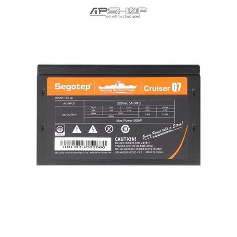 Nguồn Segotep CRUISER Q7 500W | Chính hãng
