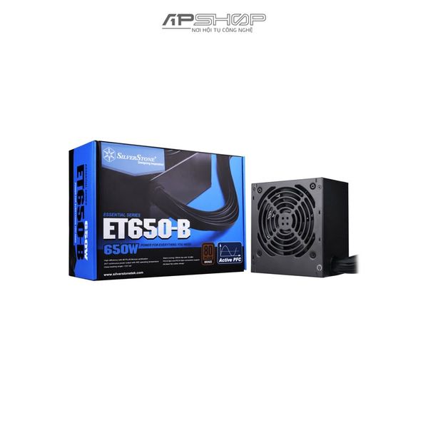 Nguồn SilverStone SST-ET650-B 80 PLUS Bronze 650W | Chính hãng