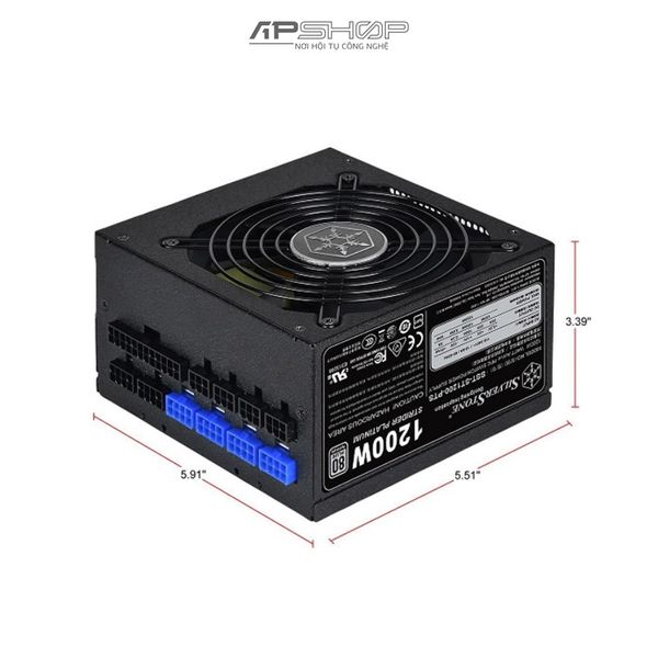 Nguồn SilverStone ST1200 PTS - 1200W 80 Plus Platinum