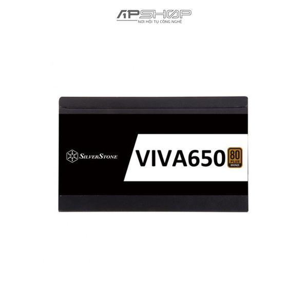 Nguồn SilverStone VIVA 650W - 80 Plus Bronze - Hàng chính hãng