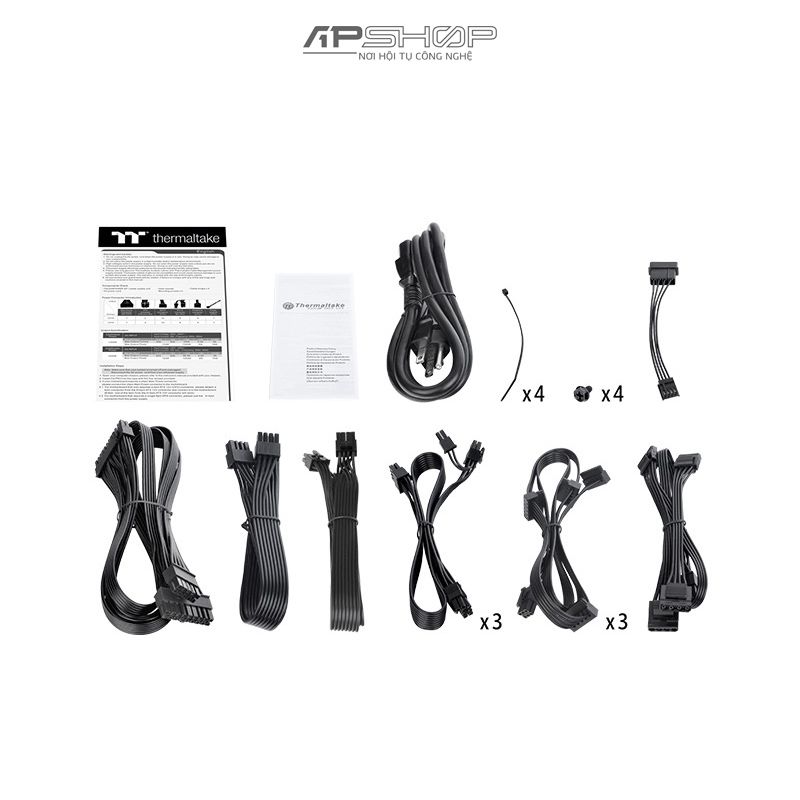 Nguồn Thermaltake Toughpower GF1 1000W 80 Plus Gold | Chính hãng