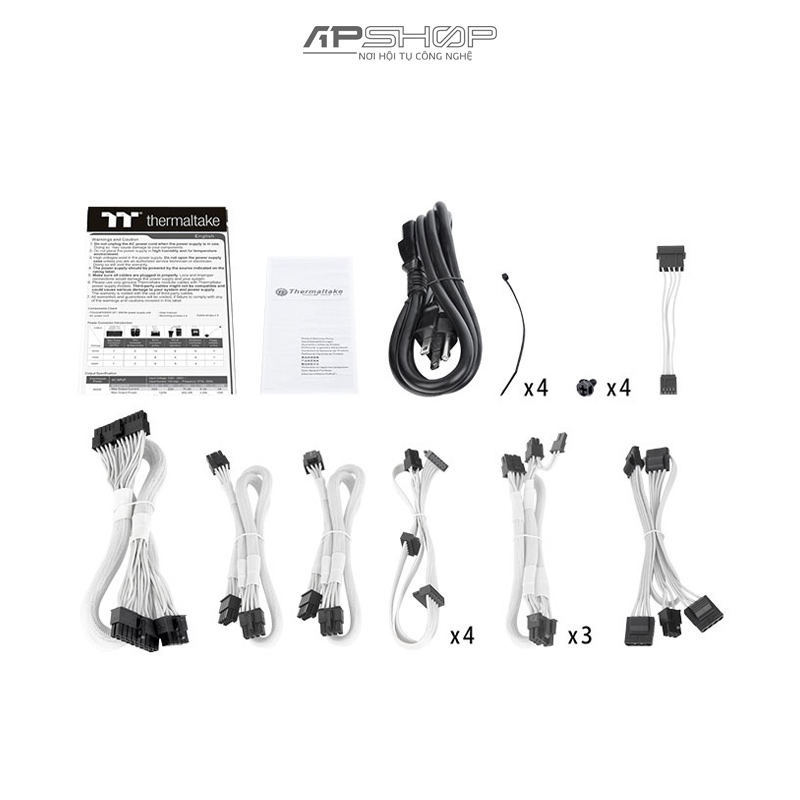 Nguồn Thermaltake Toughpower GF1 850W Snow 80 Plus Gold | Chính hãng