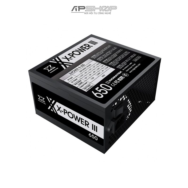 Nguồn Xigmatek X-POWER III 650 | Chính hãng