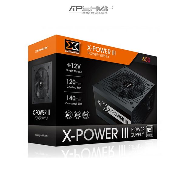 Nguồn Xigmatek X-POWER III 650 | Chính hãng