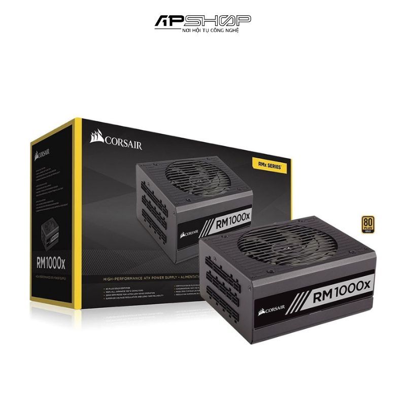Nguồn Corsair RM1000X | ATX 3.1 & PCIe 5.1 80 Plus Gold