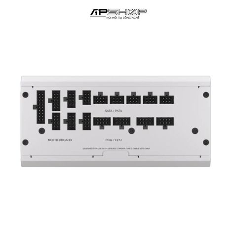Nguồn Corsair RM1200x Shift White ATX 3.1 & PCIe 5.1 | 80 Plus Gold