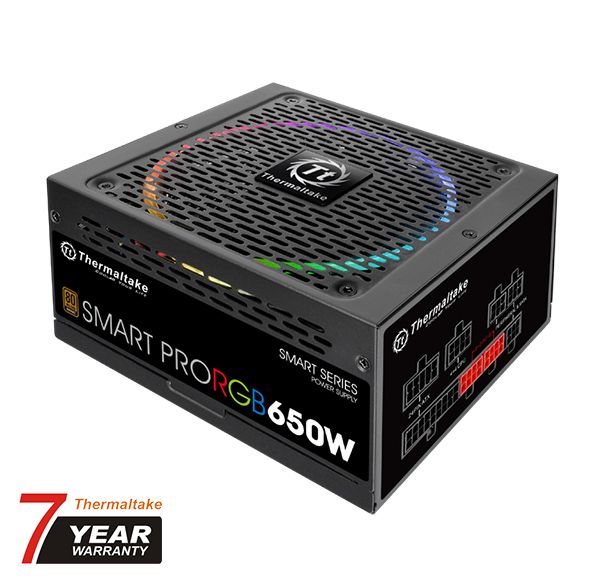 Nguồn Thermaltake Smart Pro RGB 650W 80 Plus Bronze