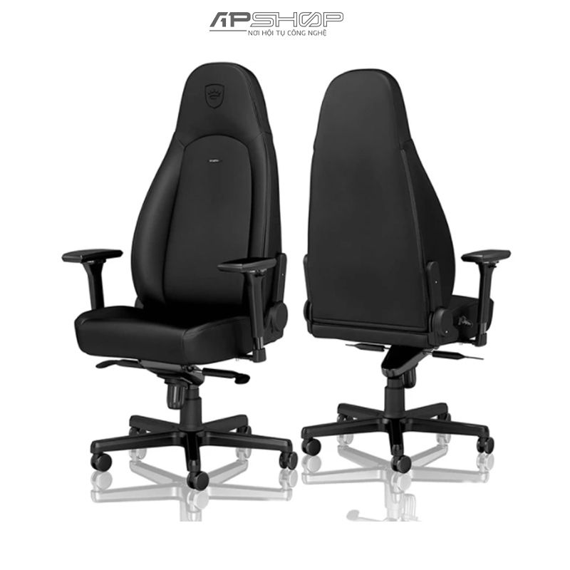 Ghế Noblechairs ICON Black Edition PU Leather Germany Chính hãng