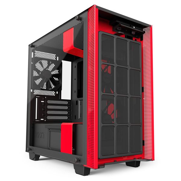 CASE NZXT H400i MATTE BLACK/ RED