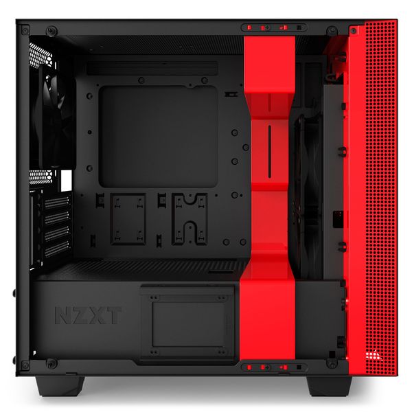 CASE NZXT H400i MATTE BLACK/ RED