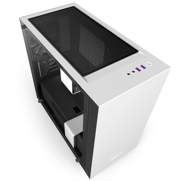 CASE NZXT H400i MATTE WHITE/ BLACK