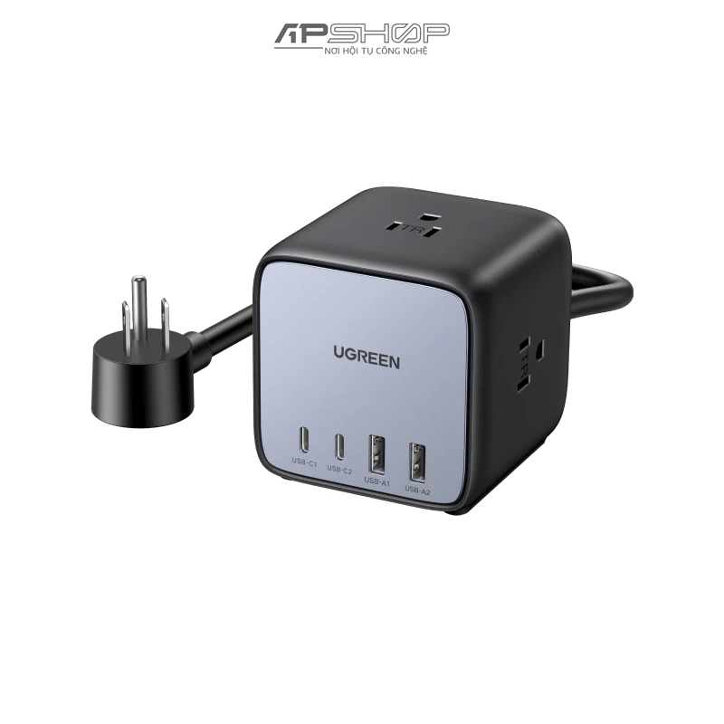 Ổ Cắm Điện UGREEN 65W DigiNest Cube (2C2A) 60113