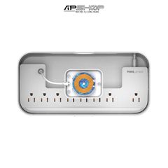Ổ Cắm Điện Đa Năng Kiêm Sạc Không Dây LDNIO SN5311W | 5 Chấu | 3 USB A