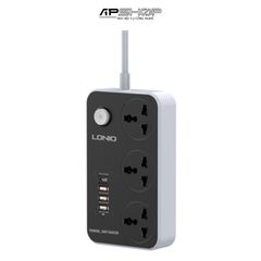 Ổ Cắm Điện Đa Năng LDNIO SC3412 | 2 Chấu | 3 USB A | 1 USB C